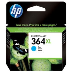hp 364XL High Yield Ink Cartridge, Cyan Single Pack, CB323EE